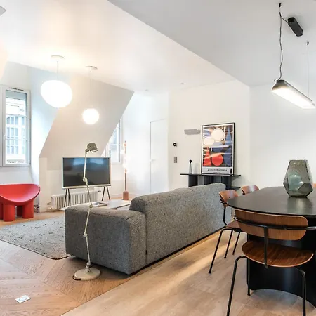 Luxury Duplex - Louvre Museum - 6 Guests Apartment *